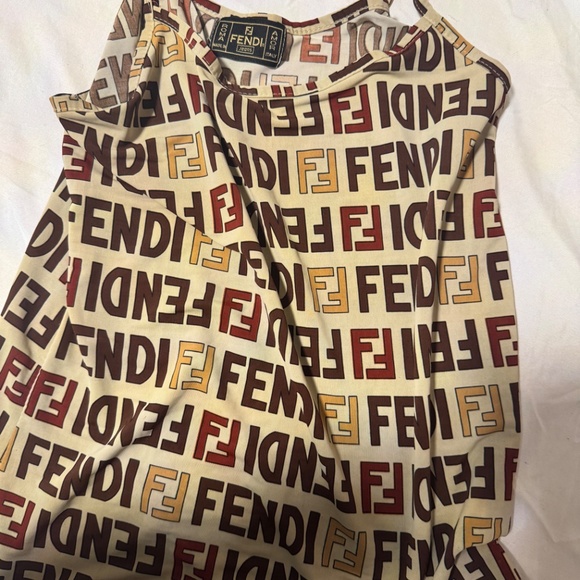 Vintage Fendi Monogram Tank Top - Picture 2 of 2